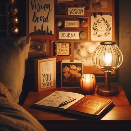 לוח חזון ליד המיטה